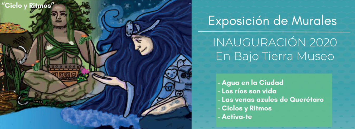 Banner Exposición de murales en Bajo Tierra Museo 2020